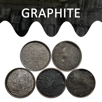 Materiale grezzo per batterie Polvere di grafite in fiocco naturale Scale polvere di grafite sferica