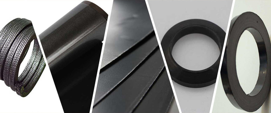 rotolo 30m-100m 1g/Cm3 della stagnola della grafite di 0.2mm-1.1mm per le guarnizioni delle guarnizioni